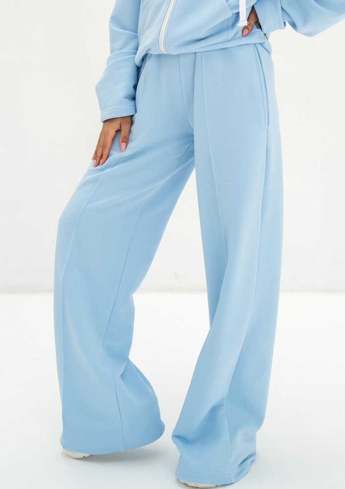 Costa - Baby blue wide sweatpants