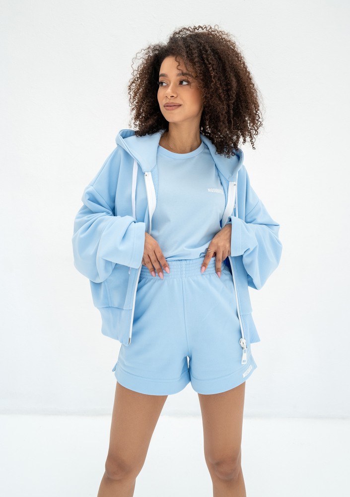 Bane - Szorty dresowe Baby Blue