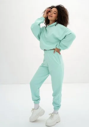 Icon - Bluza z kapturem i ściągaczem Fresh Mint