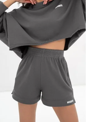 Bane - Dark stone grey shorts