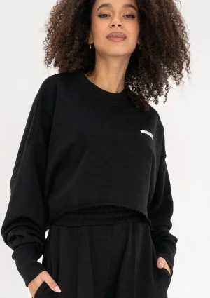 Shore Crop - Bluza oversize Black