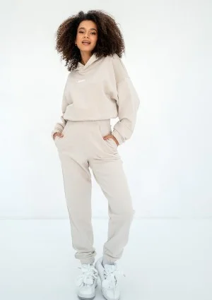 Icon - Bluza z kapturem i ściągaczem Coconut