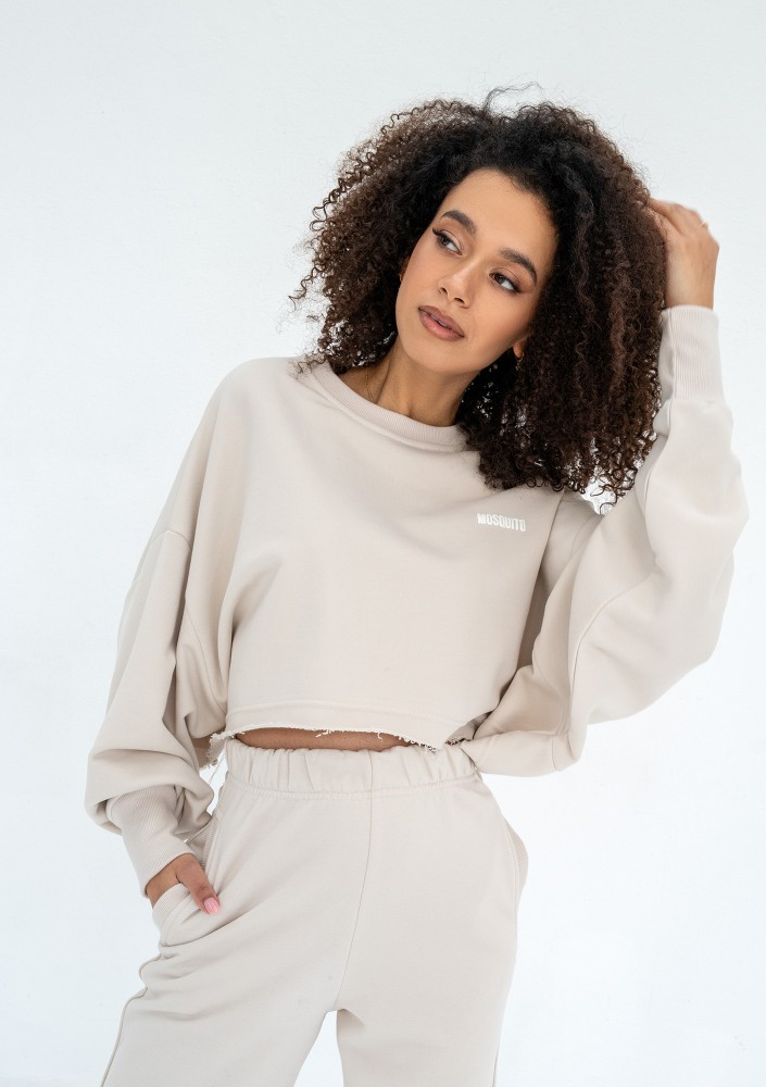 Shore Crop - Bluza oversize Coconut