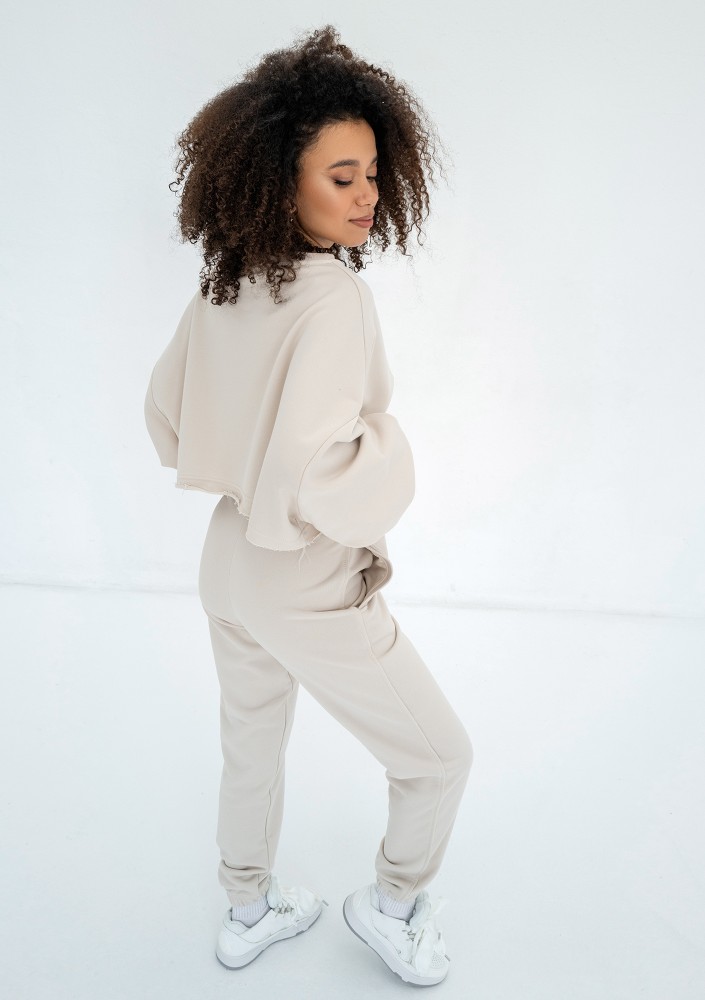 Shore Crop - Bluza oversize Coconut