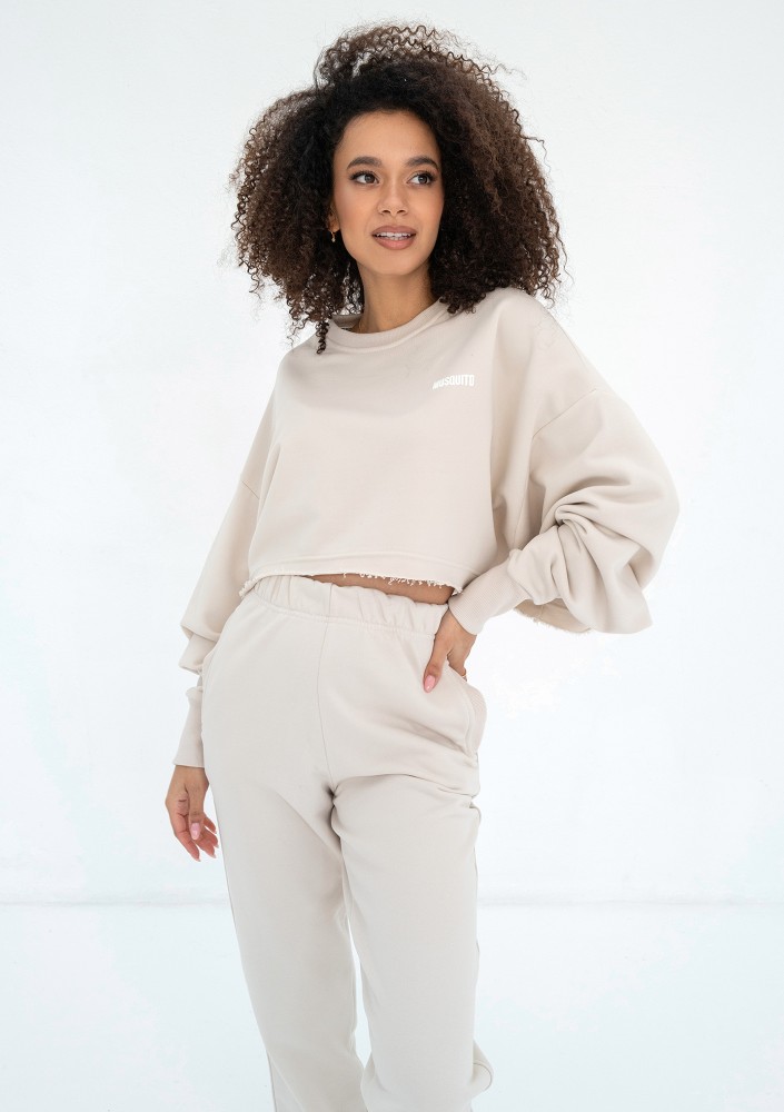 Shore Crop - Bluza oversize Coconut