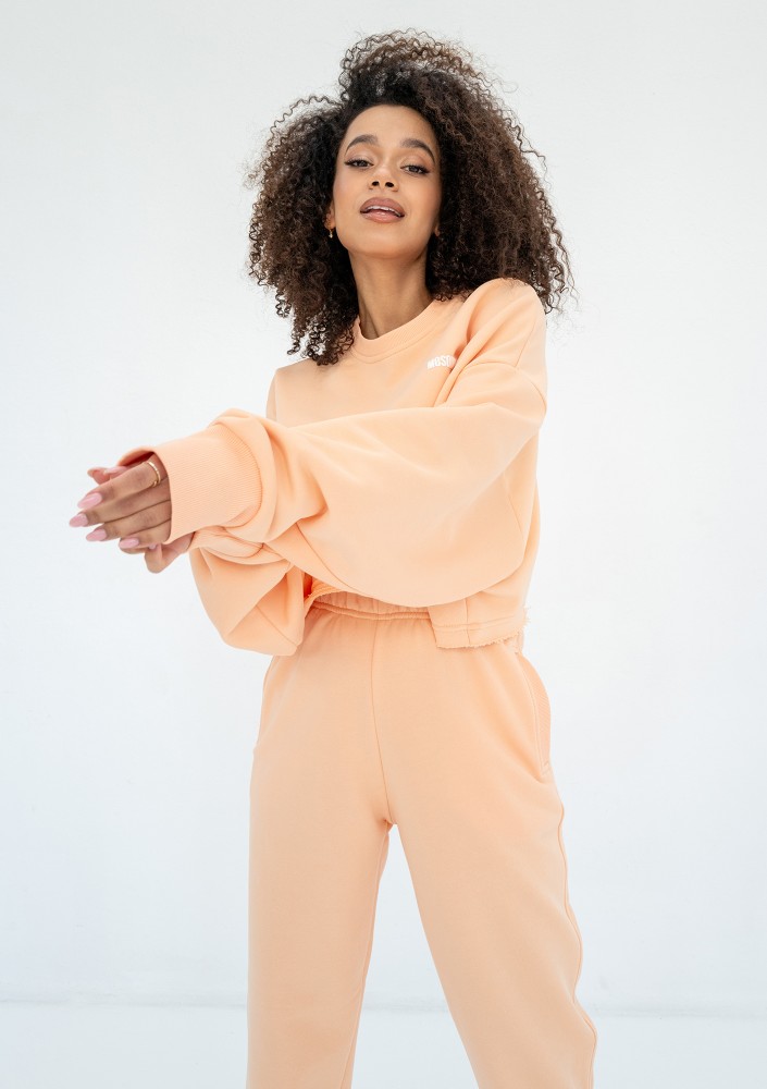 Shore Crop - Bluza oversize Peach Fuzz
