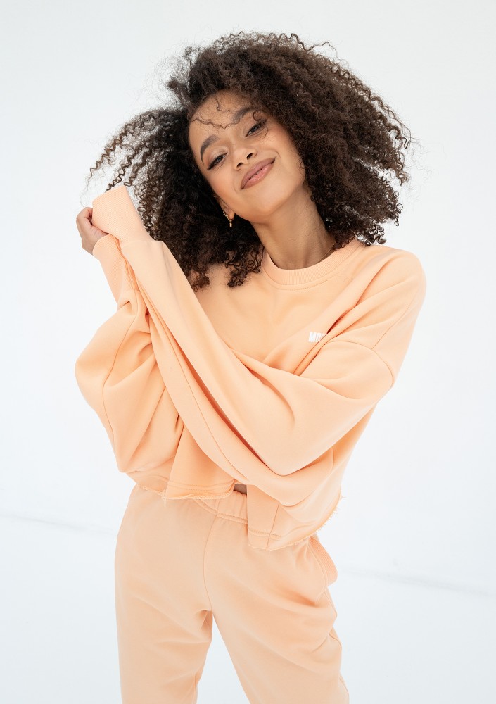 Shore Crop - Bluza oversize Peach Fuzz