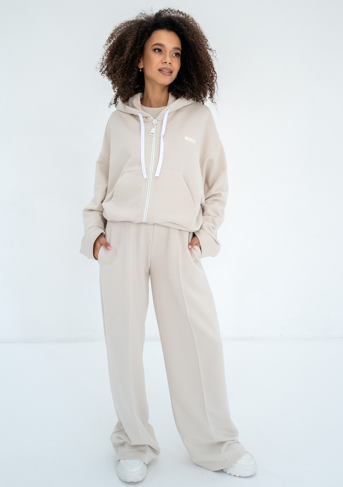 Costa - Coconut wide sweatpants