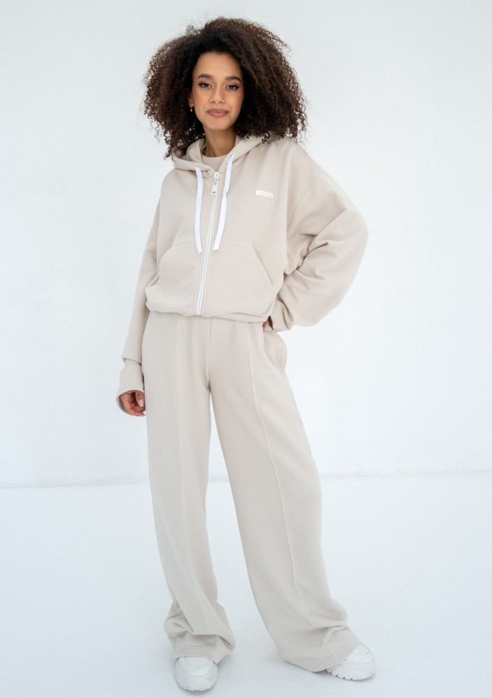 Costa - Coconut wide sweatpants