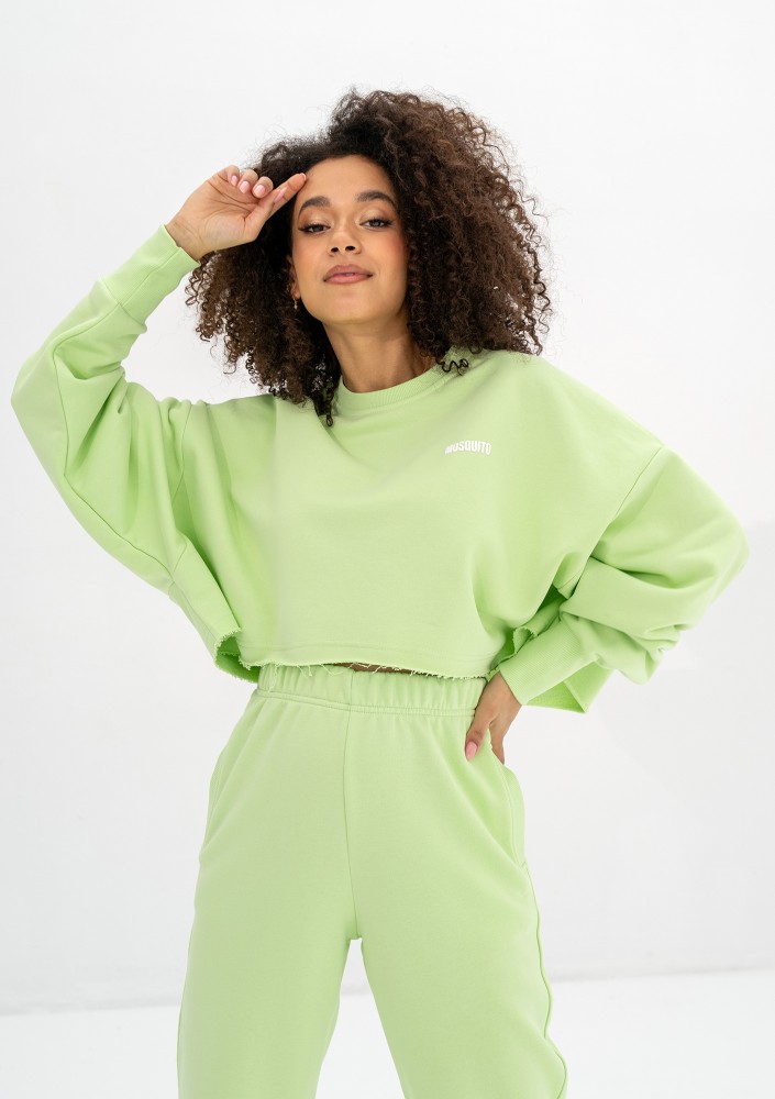 Shore Crop - Bluza oversize Lime Green