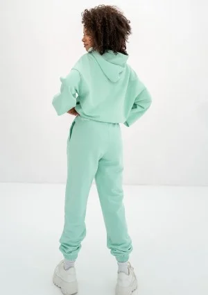 Icon - Bluza z kapturem i ściągaczem Fresh Mint