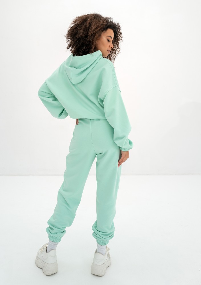 Icon - Bluza z kapturem i ściągaczem Fresh Mint