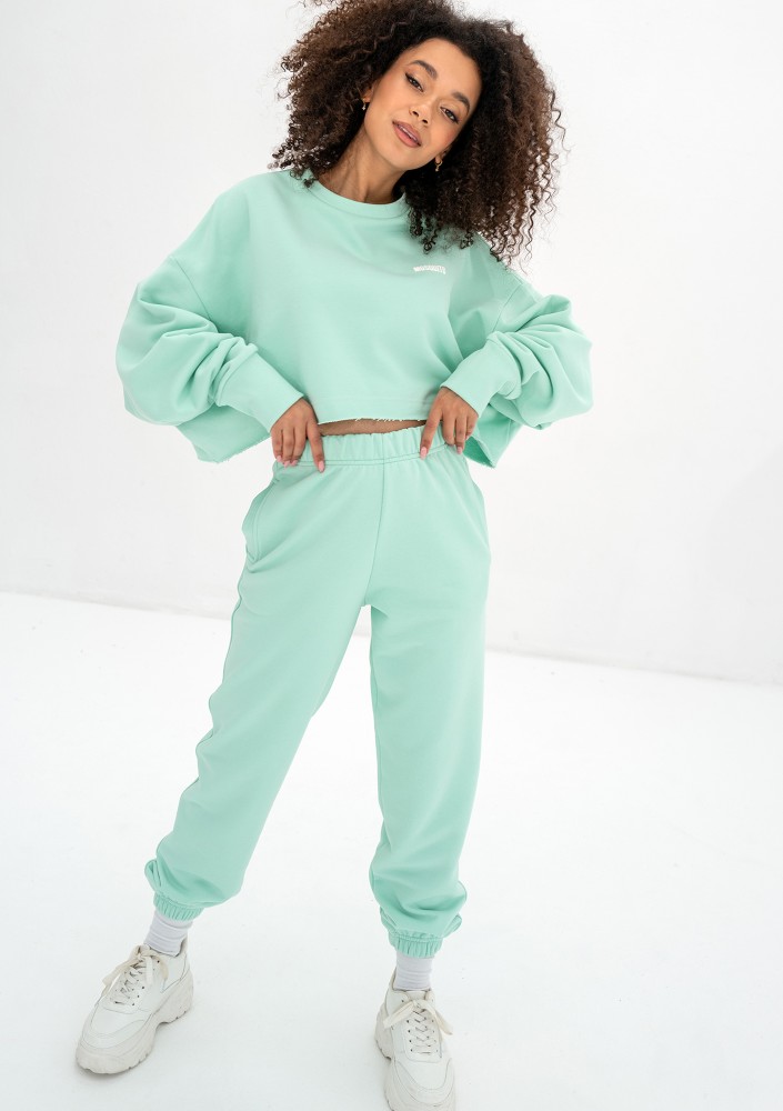Shore Crop - Bluza oversize Fresh Mint