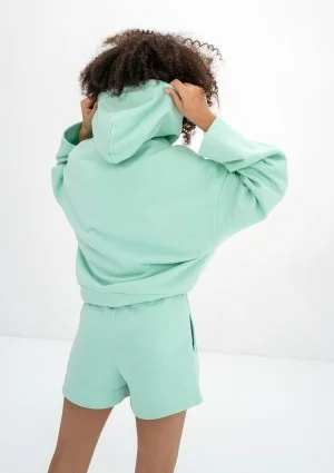 Bane - Rozpinana bluza oversize z kapturem Fresh Mint
