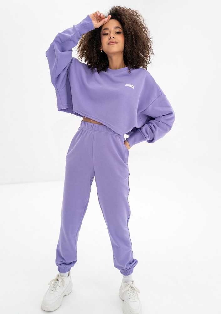 Shore Crop - Bluza oversize Grape Fruit