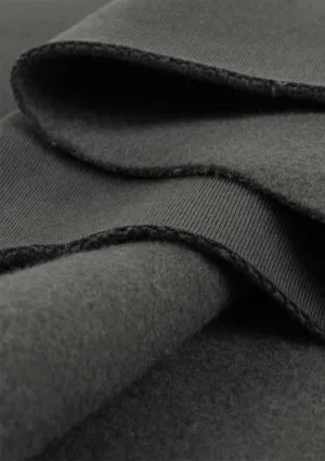Amala - Dark stone grey oversize zipped hoodie