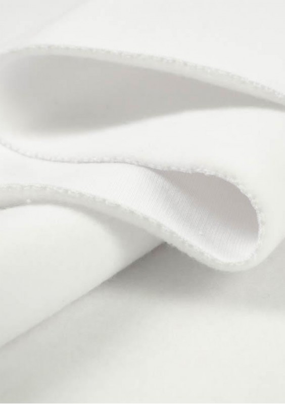 Riley - Creamy white oversize sweatshirt cardigan