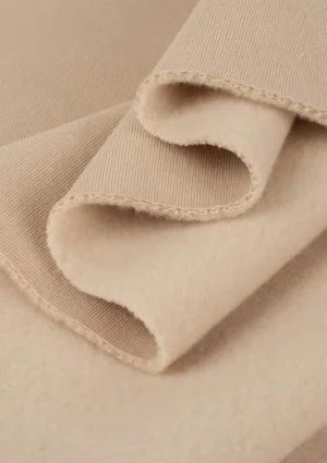 Based - Sand beige oversize zipped sweatshirt