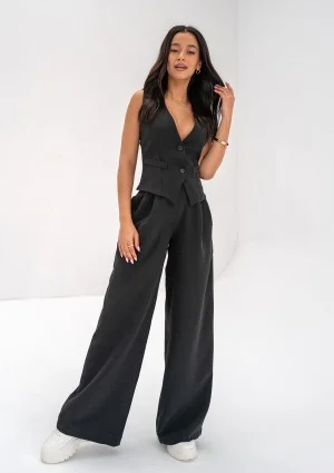 Mocca - Black vest