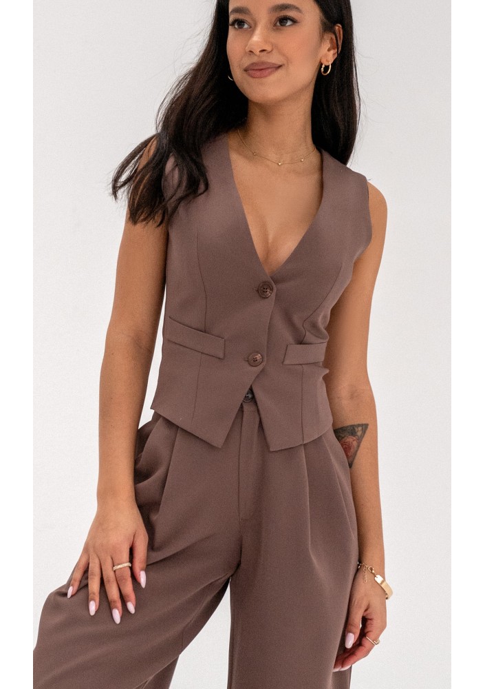 Mocca - Brown vest
