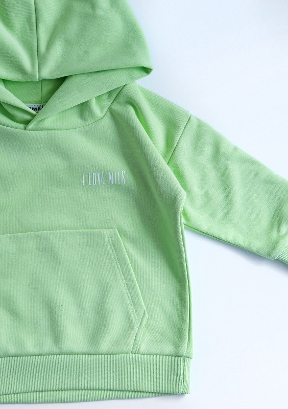 Pure - Kids hoodie Lime Green