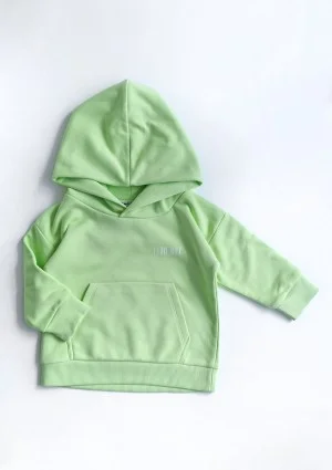 Pure - Kids hoodie Lime Green