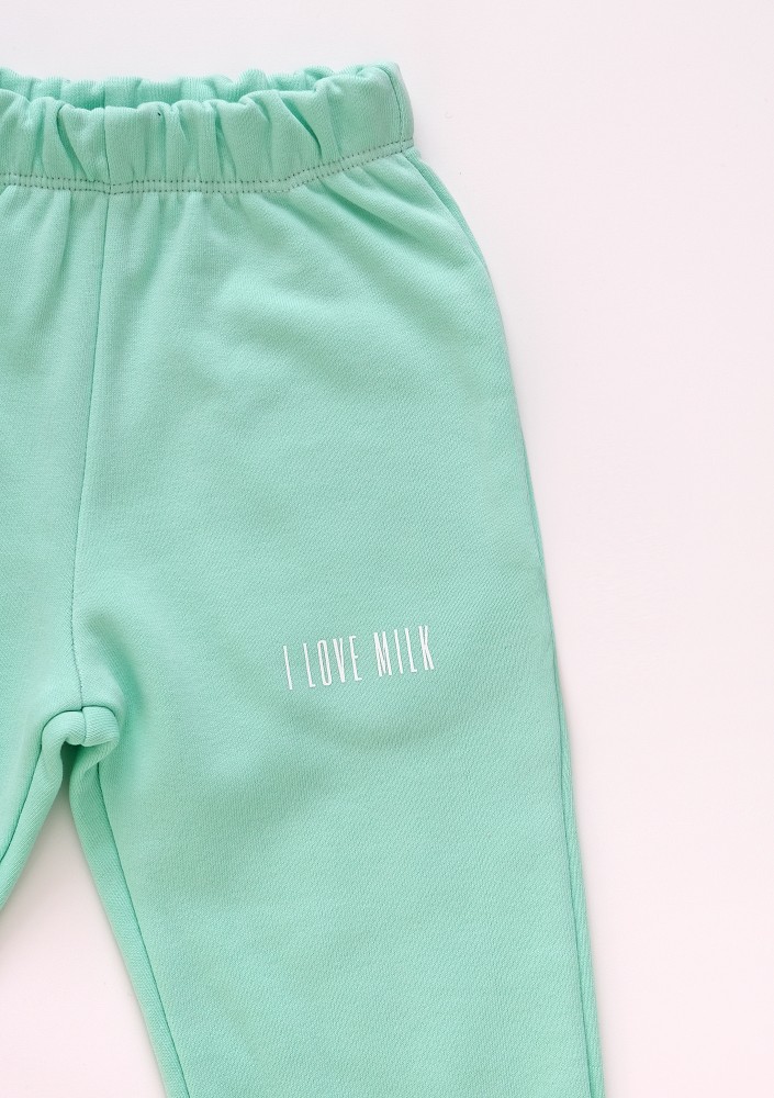 Pure - Kids sweatpants Fresh Mint