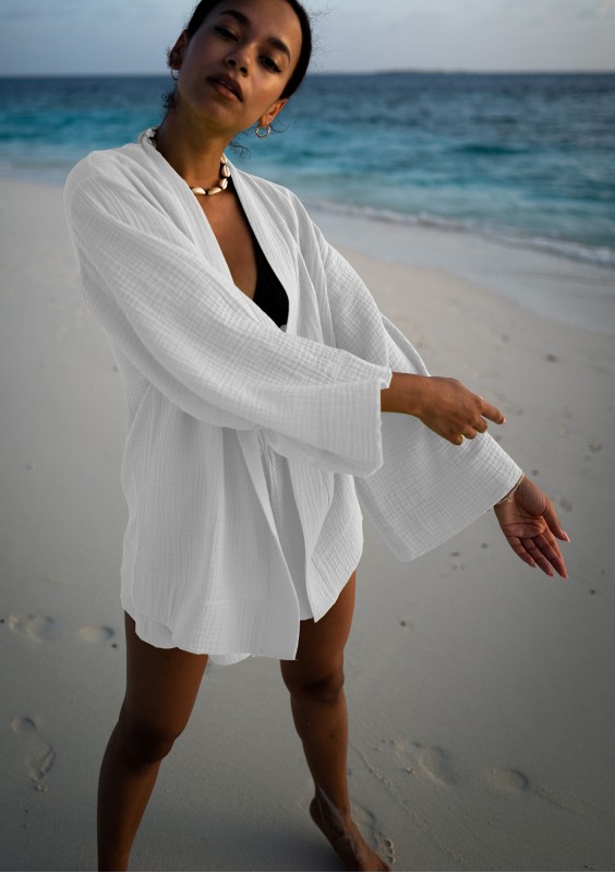 Pavla - White muslin shirt