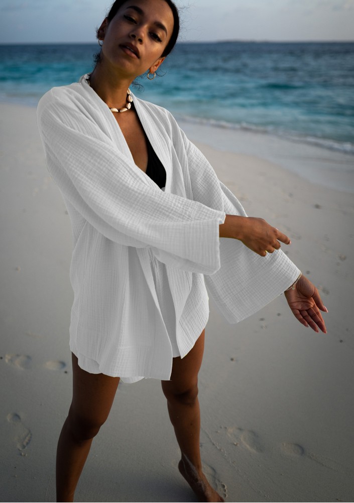 Pavla - White muslin shirt