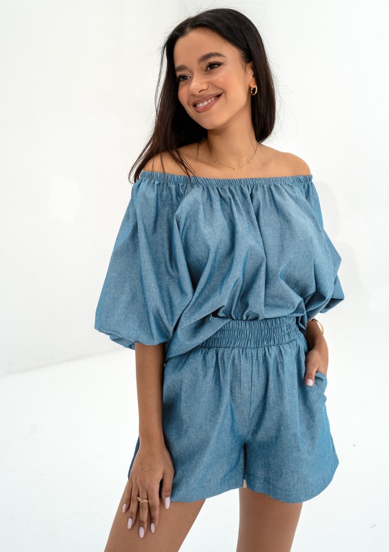 Boco Light jeans blue oversize summer top