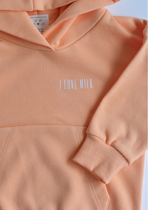Pure - Kids hoodie Peach Fuzz