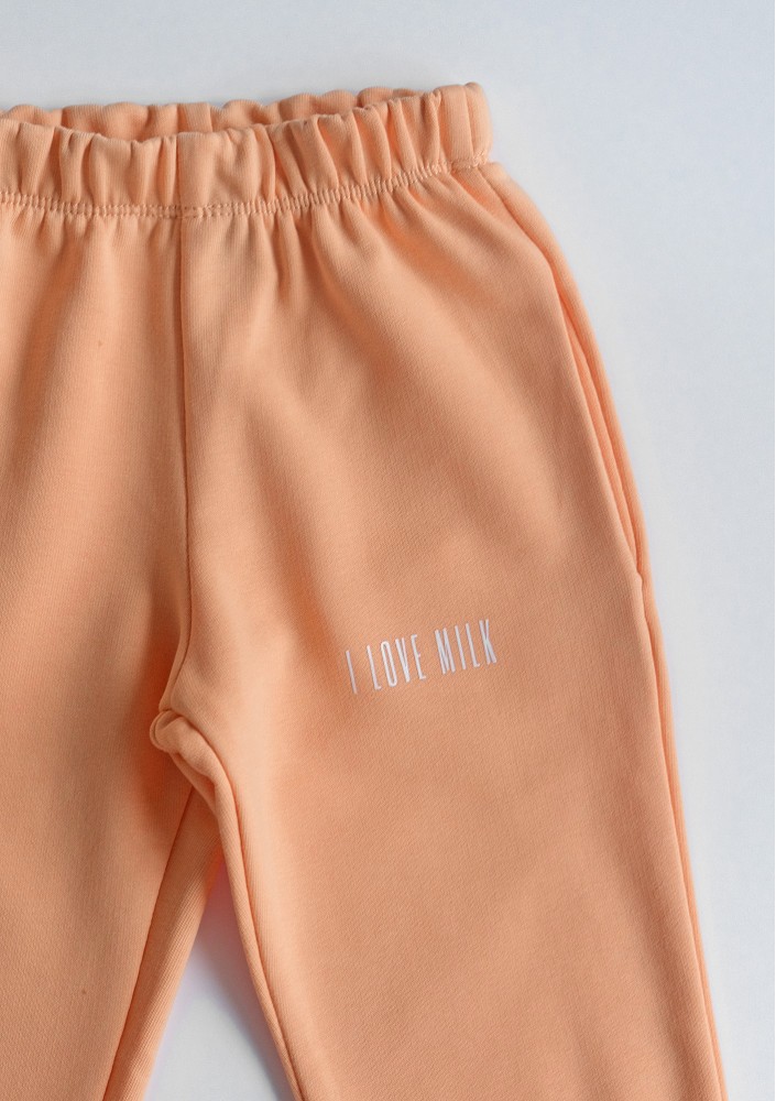 Pure - Kids sweatpants Peach Fuzz
