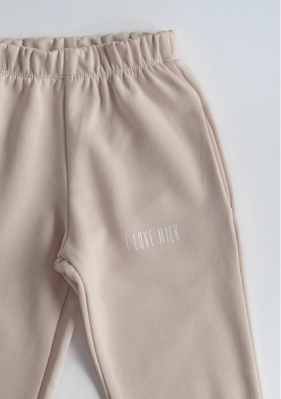 Pure - Kids sweatpants Coconut