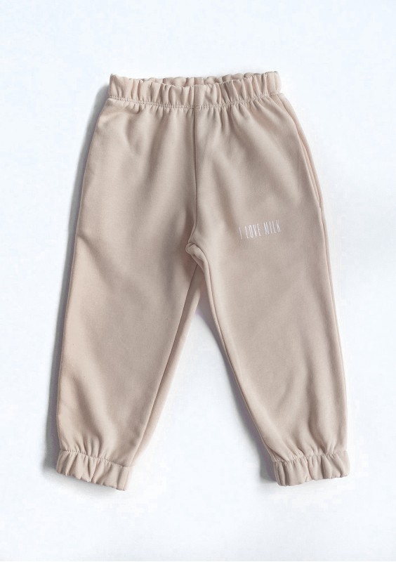 Pure - Kids sweatpants Coconut