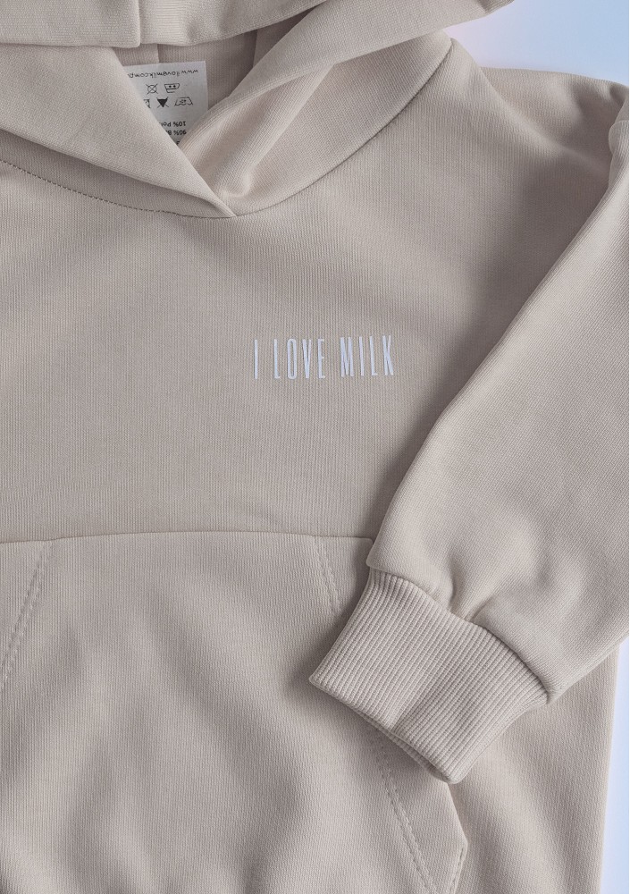 Pure - Kids hoodie Coconut