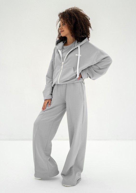 Costa - Gray rock wide sweatpants