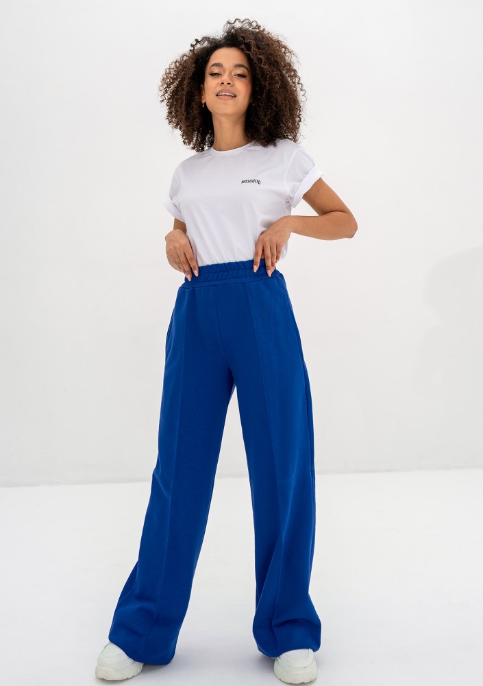 Costa - Cobalt blue wide sweatpants