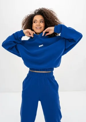 Icon - Bluza z kapturem i ściągaczem Cobalt Blue