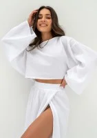 Terea - White muslin top