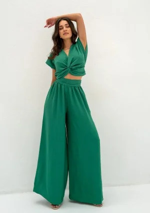 Musso - Green loose trousers