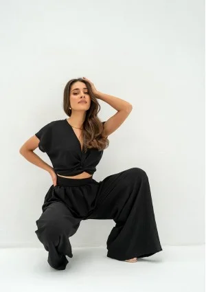 Musso - Black loose trousers