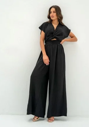 Musso - Black draped top