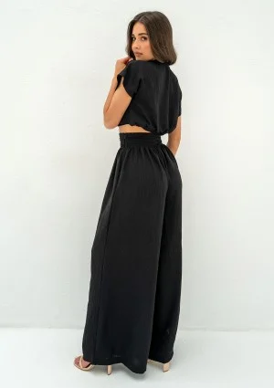 Musso - Black draped top