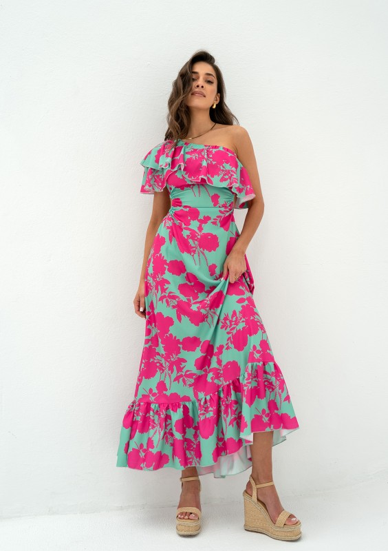 Ninette - Floral midi coctail dress