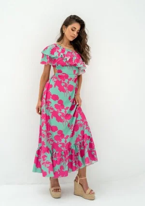 Ninette - Floral midi coctail dress