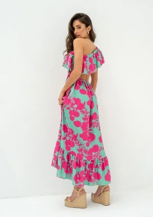 Ninette - Floral midi coctail dress