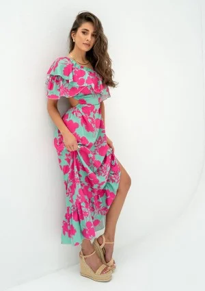 Ninette - Floral midi coctail dress