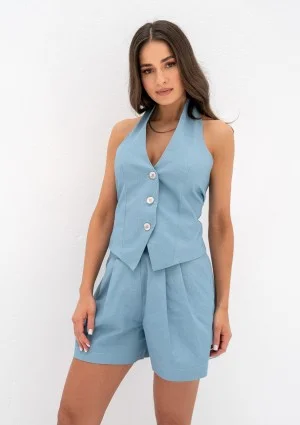 Kala - Light jeans blue vest top