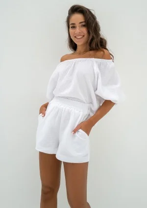 Boco - White muslin oversize top