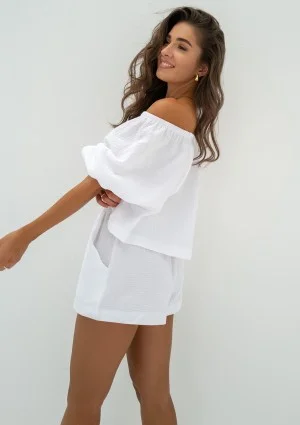 Boco - White muslin oversize top